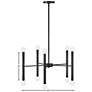 5_Hinkley Millie 24" Wide Black 10-Light Chandelier more views