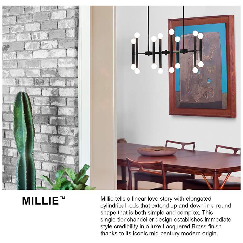 Image 7 Hinkley Millie 24" Wide Black 10-Light Chandelier more views