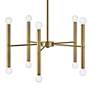 7_Hinkley Millie 24" Wide Lacquered Brass 10-Light Chandelier more views