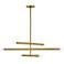 Hinkley Millie 35 3/4" Wide Lacquered Brass 6-Light Pendant