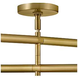 Image5 of Hinkley Millie 35 3/4" Wide Lacquered Brass 6-Light Pendant more views
