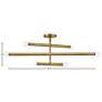 7_Hinkley Millie 35 3/4" Wide Lacquered Brass 6-Light Pendant more views