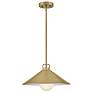 1_Hinkley Milo 16" Wide Lacquered Brass Pendant Light
