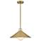 Hinkley Milo 16" Wide Lacquered Brass Pendant Light