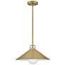 2_Hinkley Milo 16" Wide Lacquered Brass Pendant Light more views