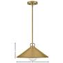 Hinkley Milo 16" Wide Lacquered Brass Pendant Light