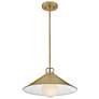 3_Hinkley Milo 16" Wide Lacquered Brass Pendant Light more views