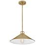 6_Hinkley Milo 16" Wide Lacquered Brass Pendant Light more views