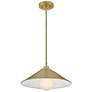 7_Hinkley Milo 16" Wide Lacquered Brass Pendant Light more views