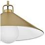 Hinkley Milo 16" Wide Lacquered Brass Pendant Light