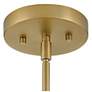 Hinkley Milo 16" Wide Lacquered Brass Pendant Light