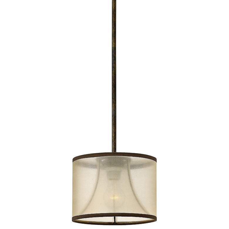 Image 2 Hinkley Mime 9" Wide French Bronze Mini Pendant Chandelier
