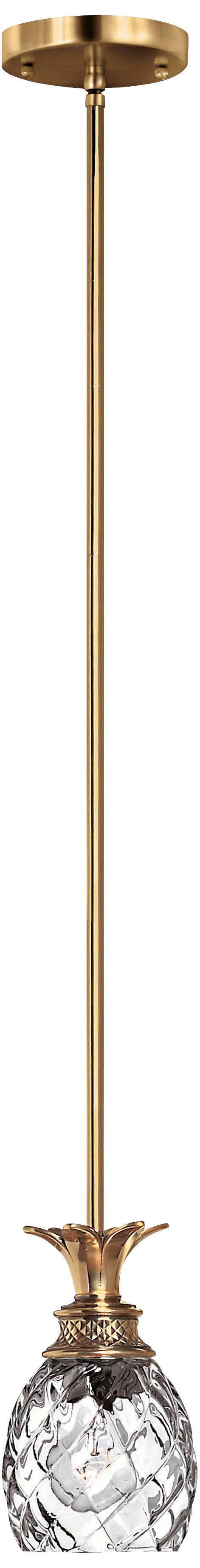 Hinkley Mini Pendant Plantation Extra Small Pendant 5" Burnished Brass