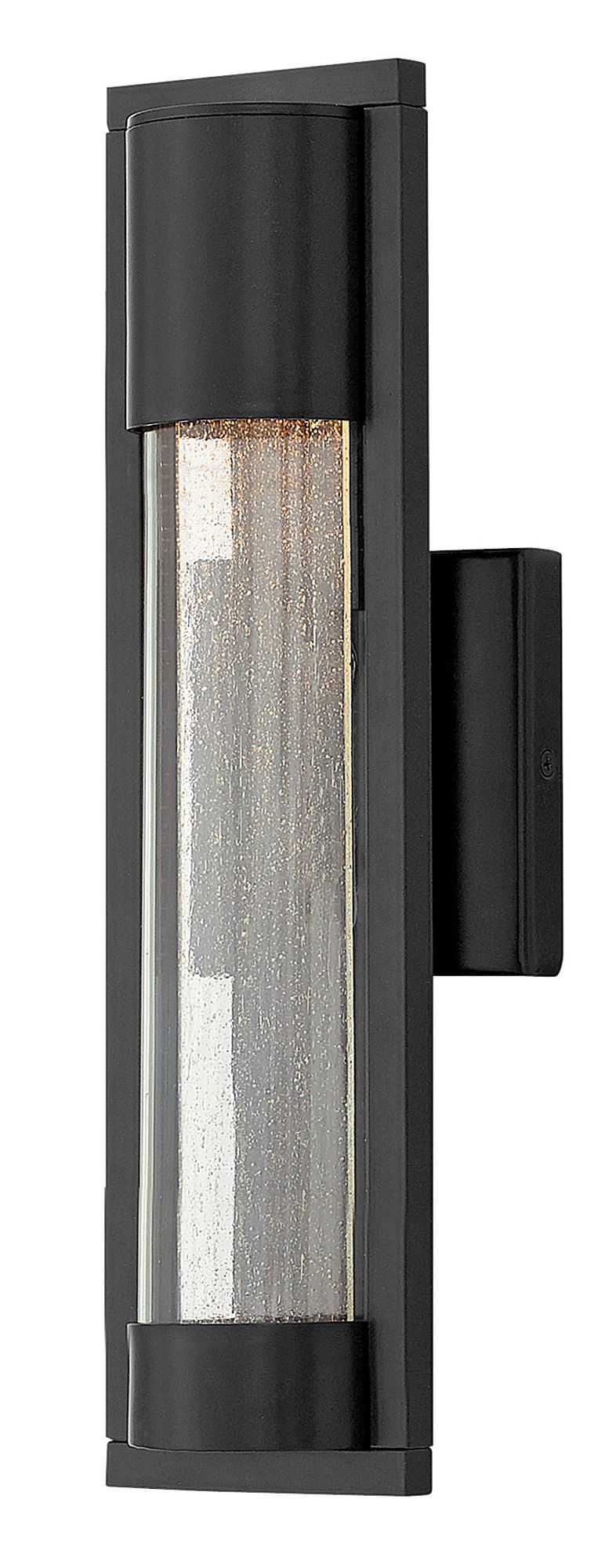 Image 2 Hinkley Mist 15 1/2" High Satin Black Outdoor Wall Light more views