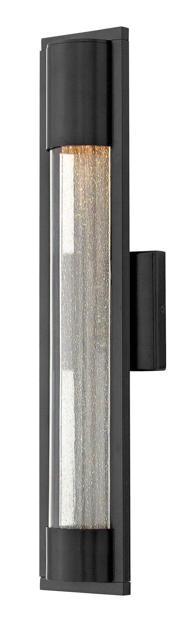 Image 2 Hinkley Mist 22" High Satin Black Outdoor Wall Light more views