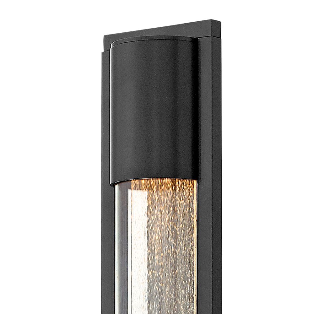 Image 4 Hinkley Mist 22" High Satin Black Outdoor Wall Light more views