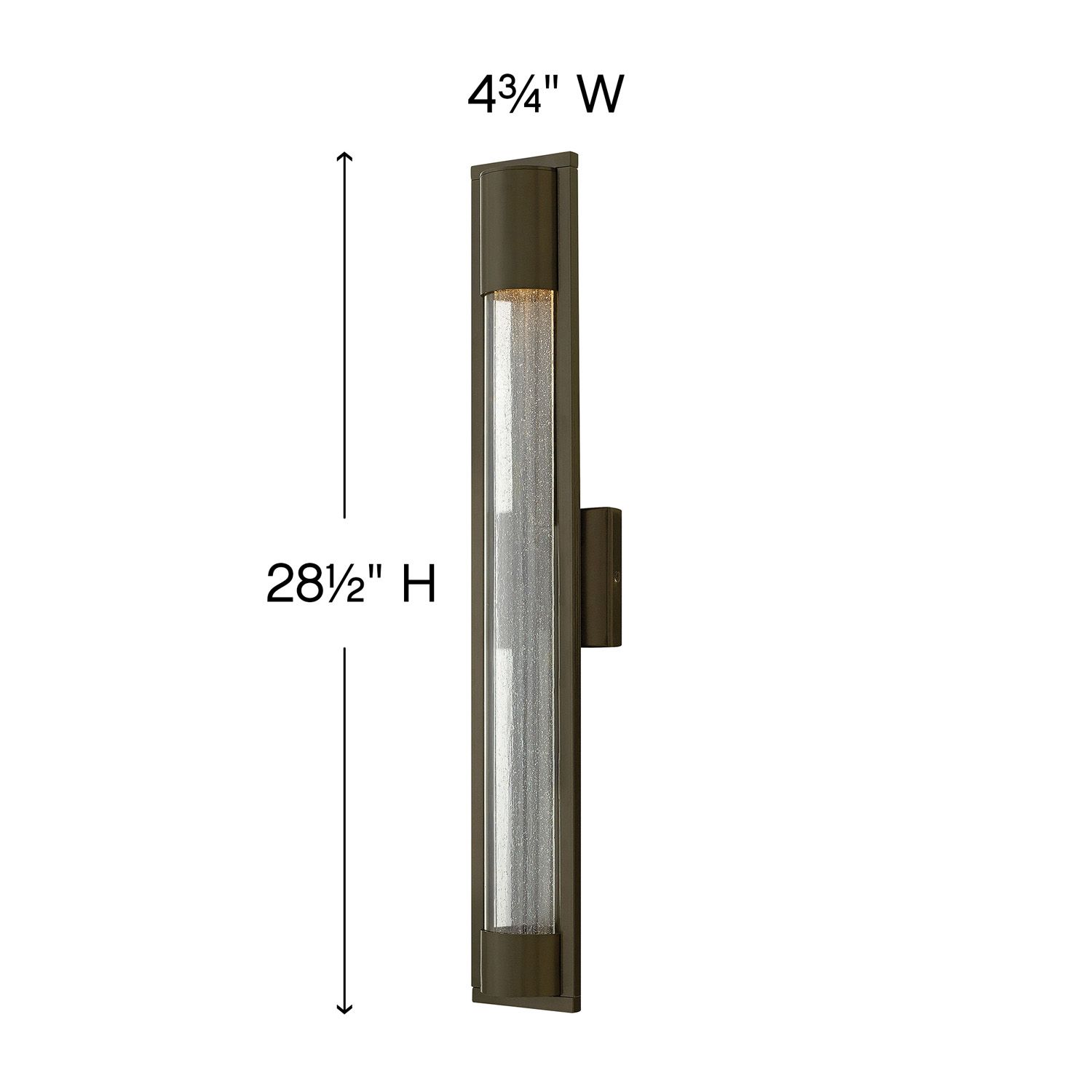 Image 4 Hinkley Mist 28 1/2" High Bronze Outdoor Wall Light more views