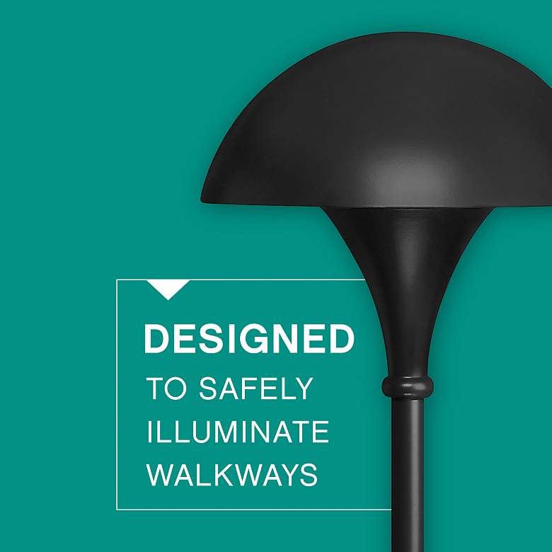 Image 4 Hinkley Modern Dome 26" High Black Hardwired Landscape Path Light more views