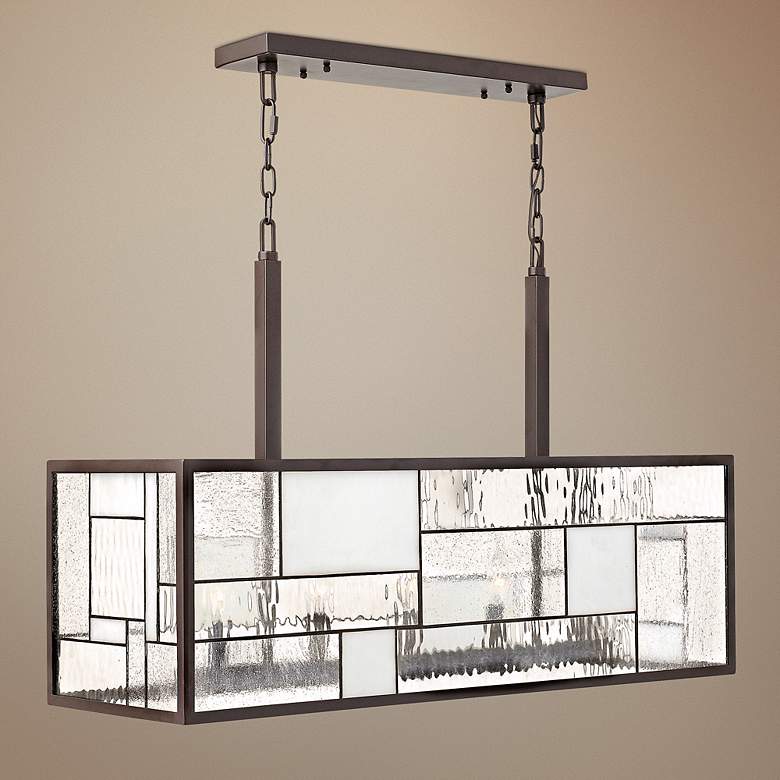 Image 1 Hinkley Mondrian 36" Wide Buckeye Bronze Pendant Light