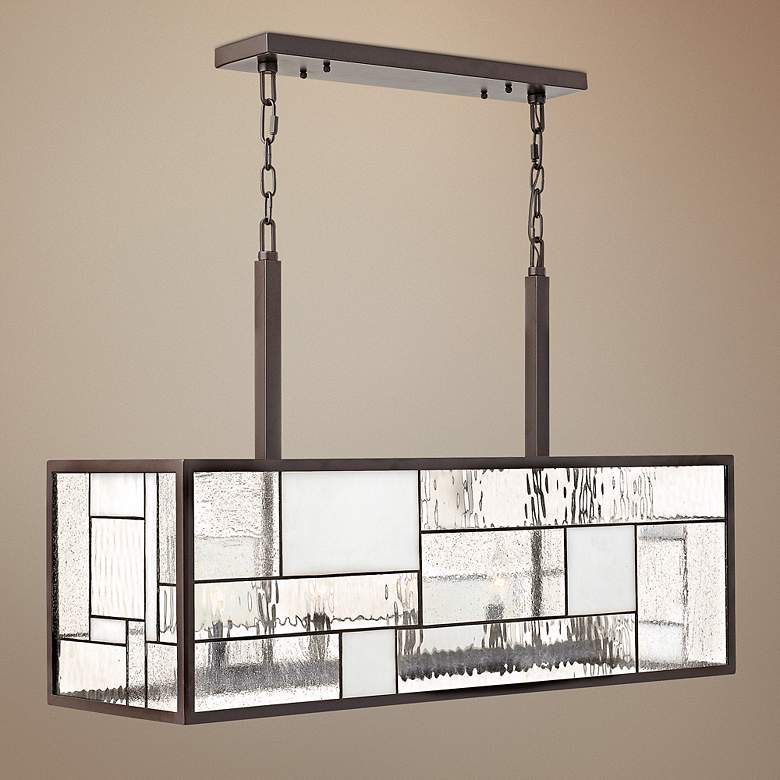 Image 1 Hinkley Mondrian 36 inch Wide Buckeye Bronze Pendant Light