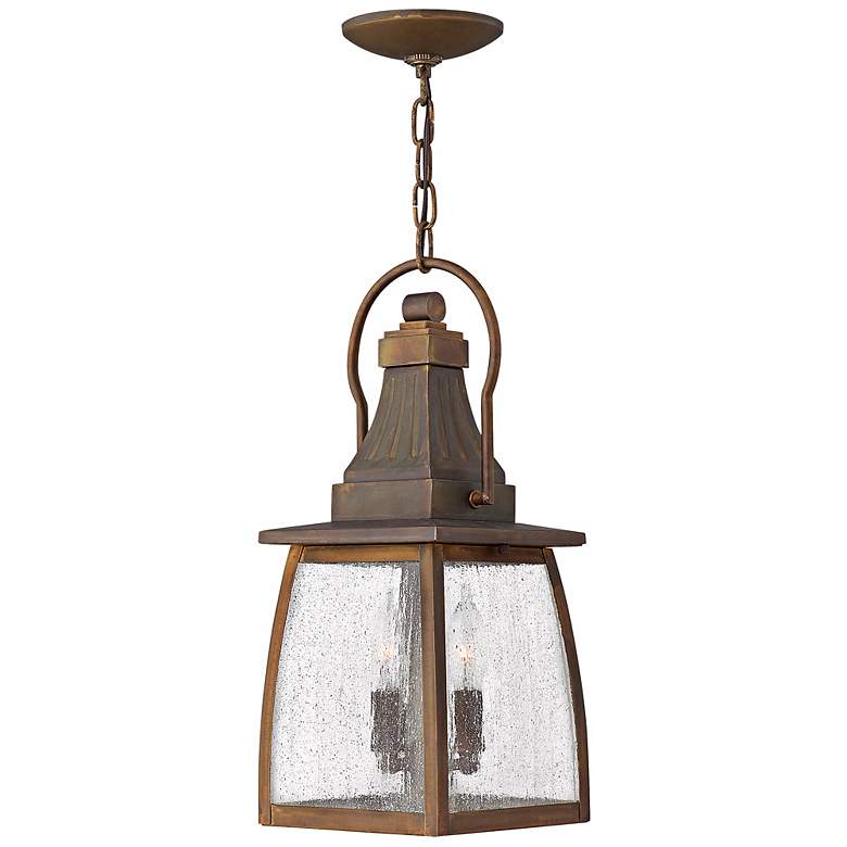 Image 1 Hinkley Montauk Sienna 17 1/4 inch High Outdoor Hanging Light