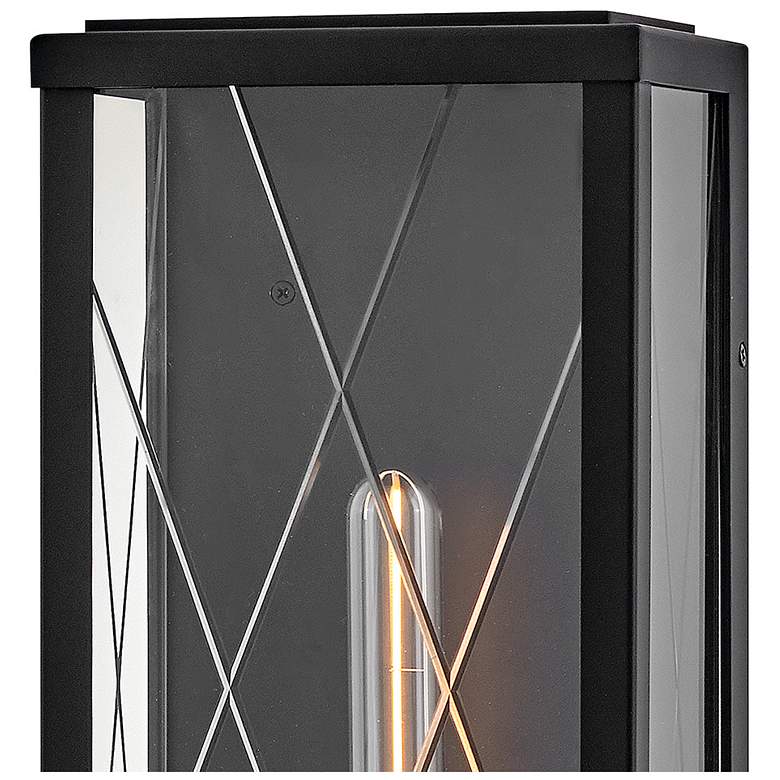 Image 4 Hinkley Monte 16" High Black Outdoor Wall Light more views