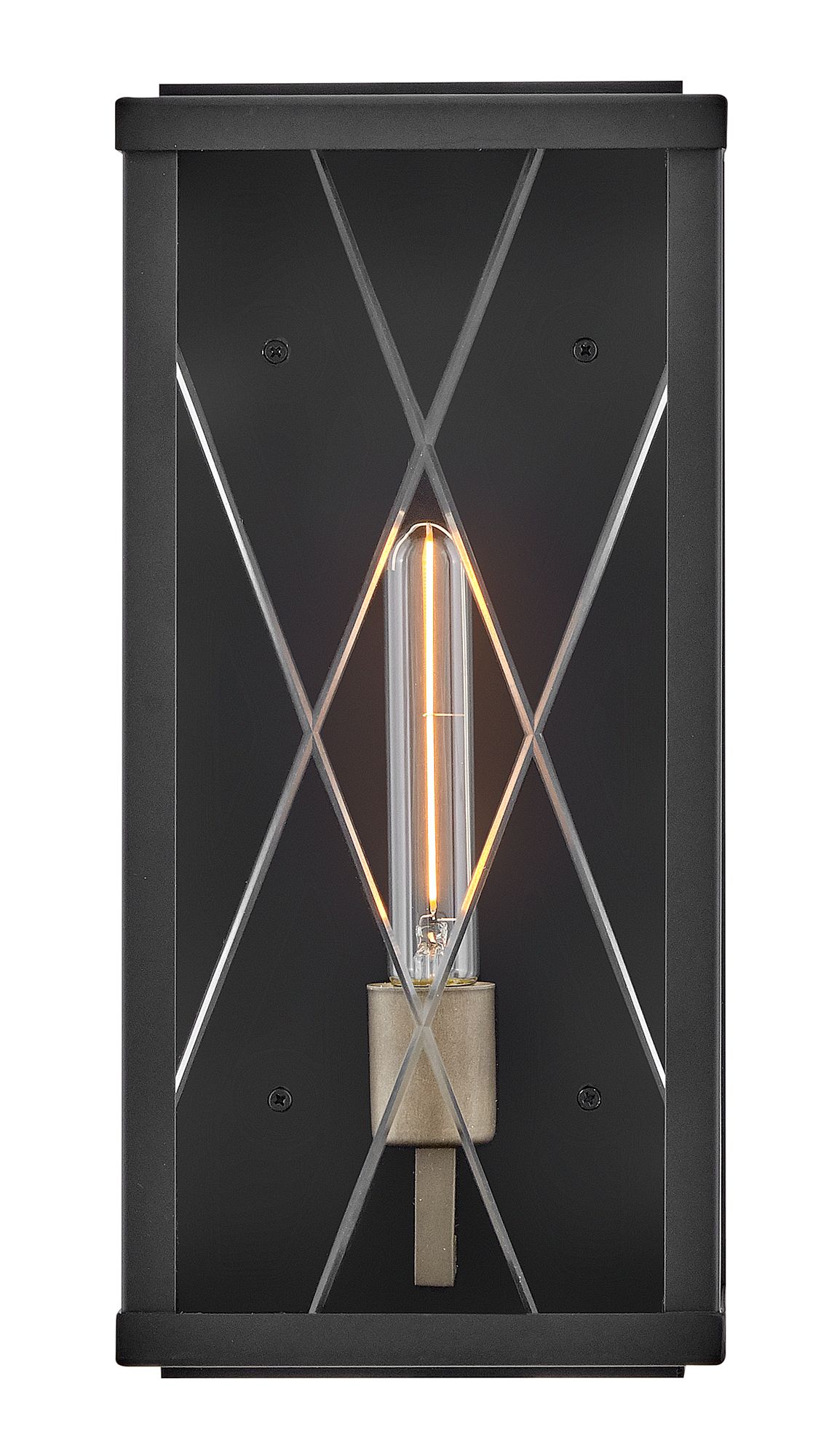 Hinkley Monte 16" High Black Outdoor Wall Light