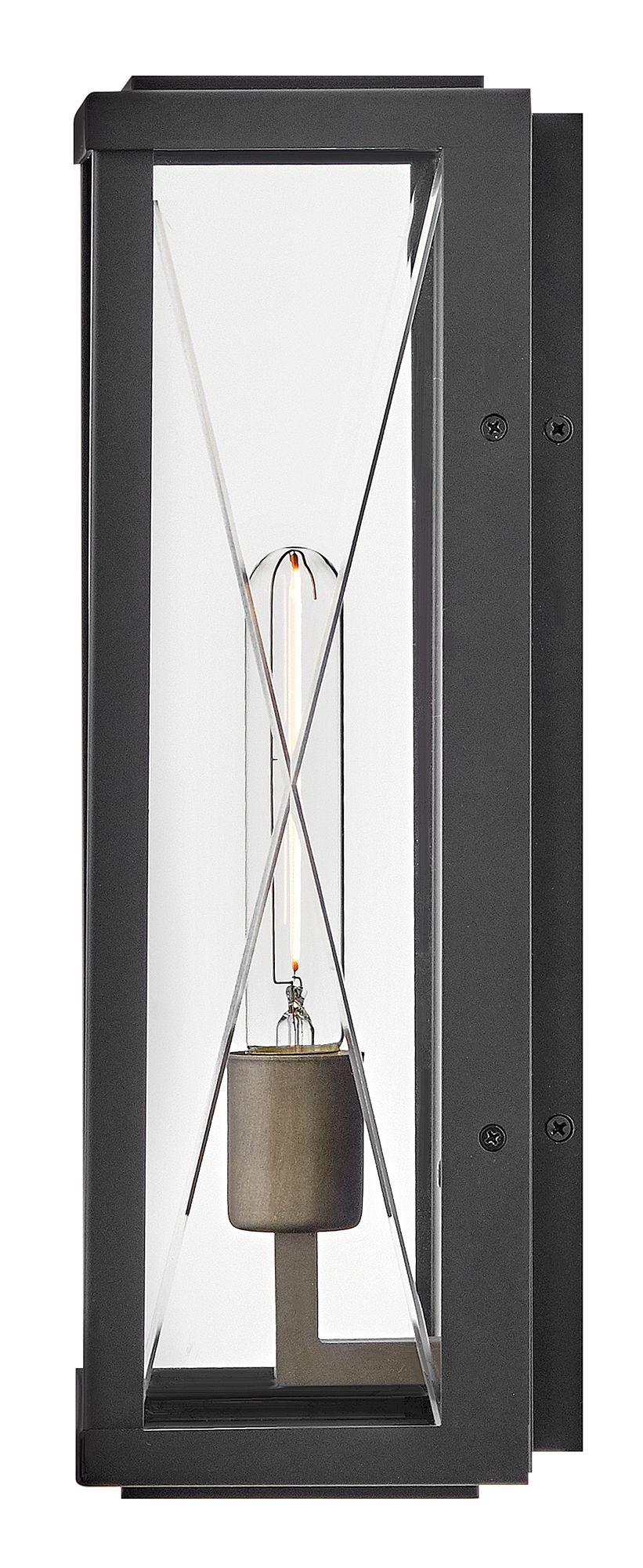 Hinkley Monte 16" High Black Outdoor Wall Light