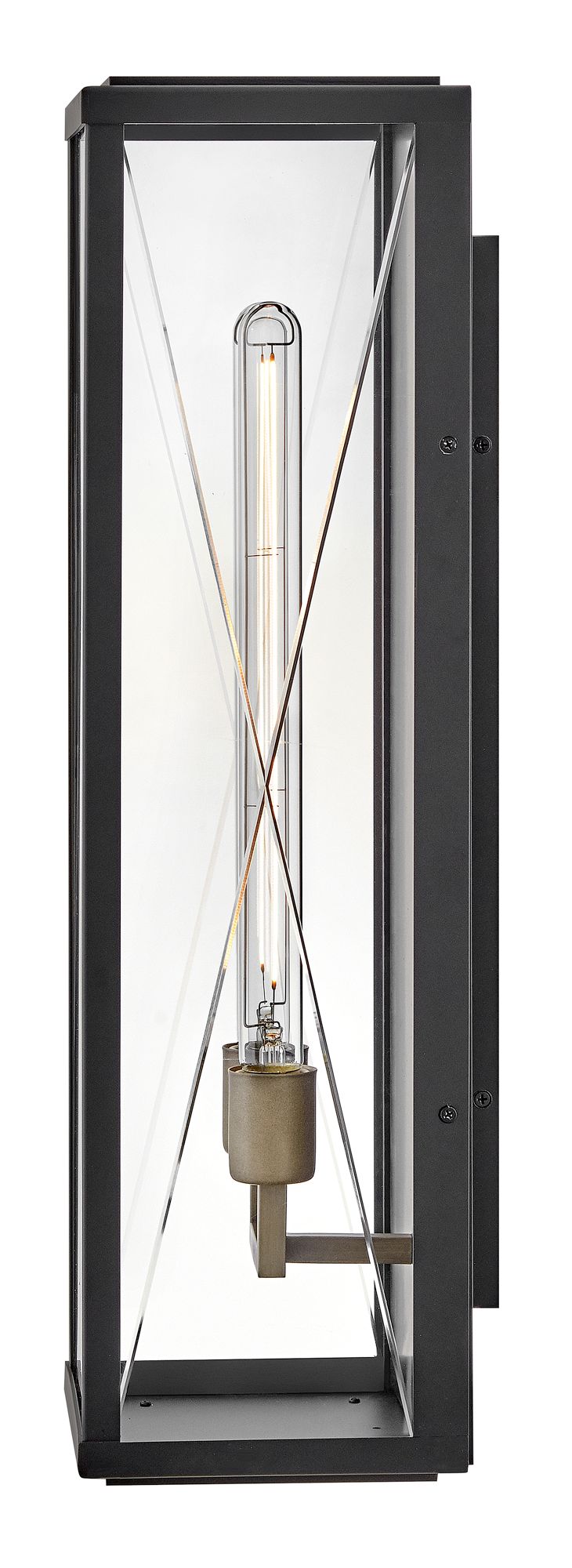 Hinkley Monte 25" High Black 2-Light Outdoor Wall Light