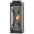 Hinkley Montecito 15" High Black Finish Rustic Outdoor Wall Light