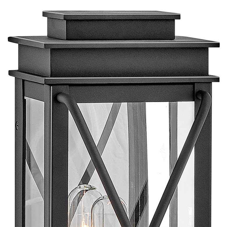 Image 3 Hinkley Montecito 15" High Museum Black Outdoor Wall Light more views