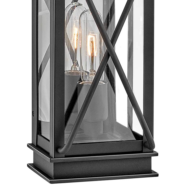 Image 4 Hinkley Montecito 15" High Museum Black Outdoor Wall Light more views