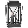 Hinkley Montecito 18.5" High Black Rustic Lantern Outdoor Pier Light