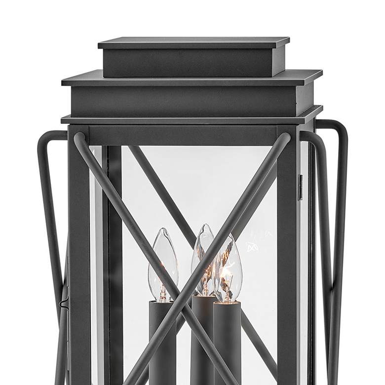 Image 2 Hinkley Montecito 18.5" High Black Rustic Lantern Outdoor Pier Light more views
