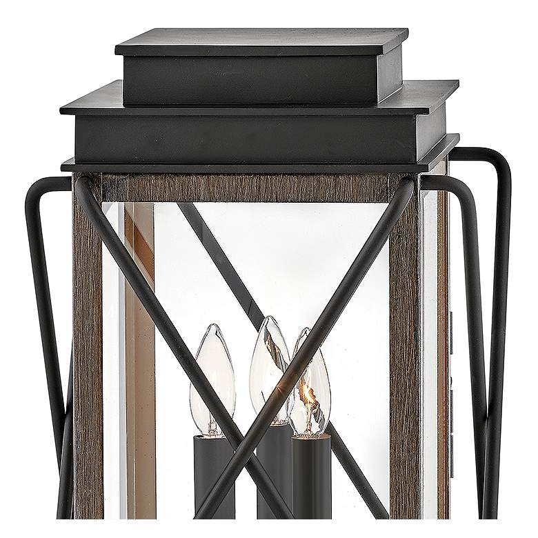 Image 2 Hinkley Montecito 18 1/2" High Black Outdoor Lantern Pier Light more views