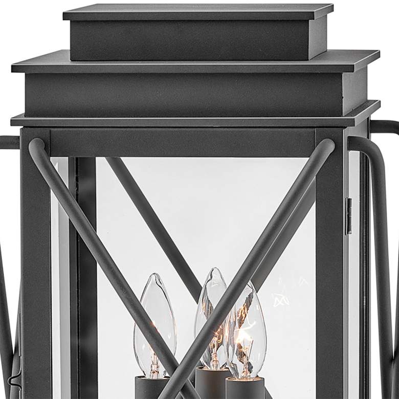 Image 3 Hinkley Montecito 18 1/2" High Museum Black Outdoor Pier Light more views