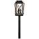 Hinkley Montecito 20.5" High Black Finish Rustic Outdoor Post Light