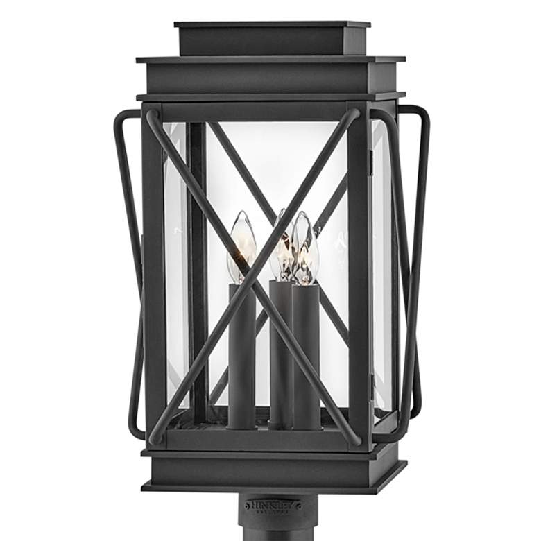 Image 3 Hinkley Montecito 20 1/2"H Museum Black Outdoor Post Light more views