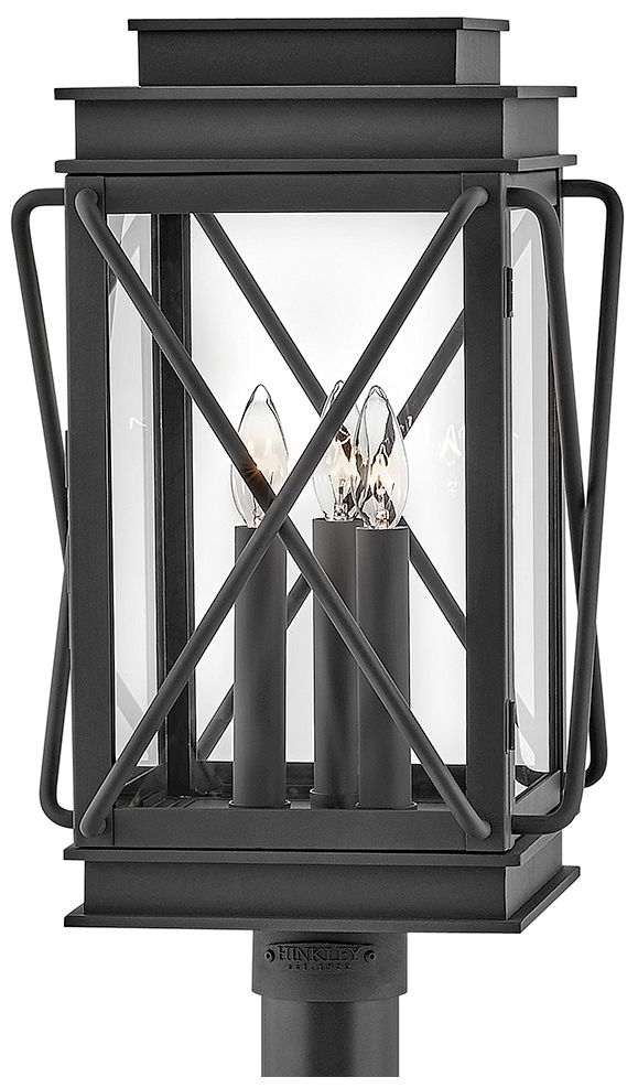 Image 6 Hinkley Montecito 20 1/2"H Museum Black Outdoor Post Light more views