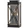 Hinkley Montecito 22" High Black Driftwood Gray Outdoor Wall Light
