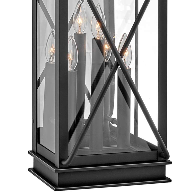 Image 4 Hinkley Montecito 22" High Museum Black Outdoor Wall Light more views