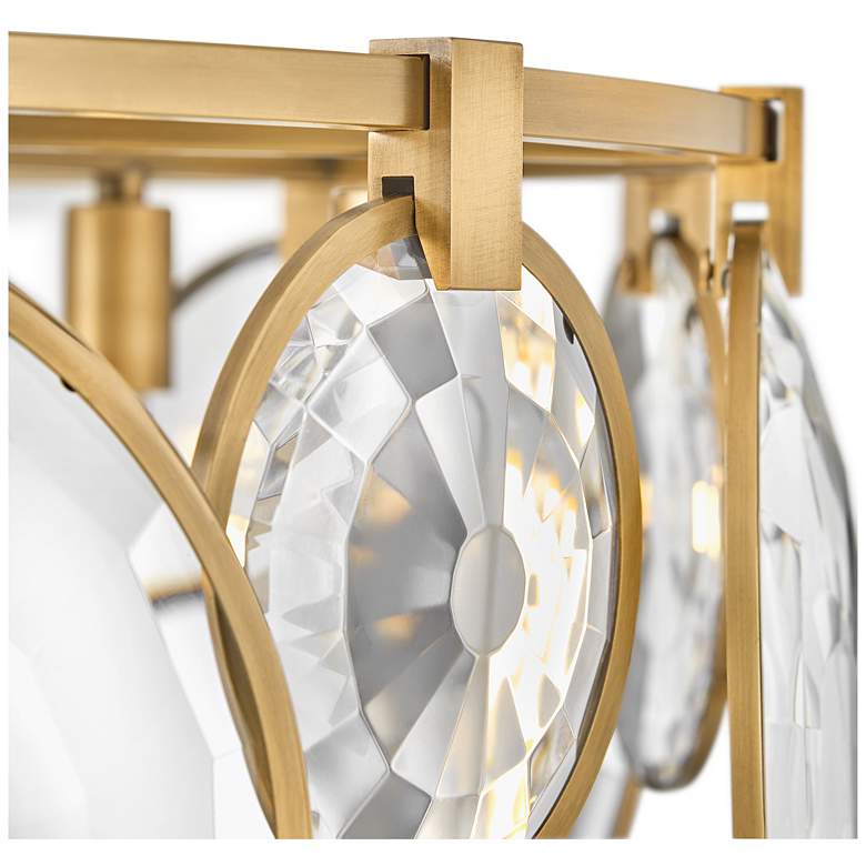 Image 3 Hinkley Nala 31" Wide Heritage Brass 7-Light Chandelier more views