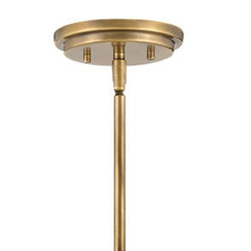 Image 5 Hinkley Nautique 13" Wide Heritage Brass Dome Pendant Light more views