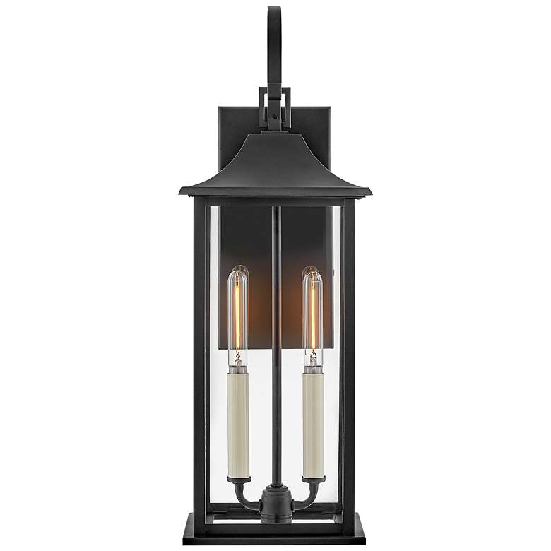 Image 6 Hinkley Nolan 21 1/2" High Black 2-Light Outdoor Wall Light more views