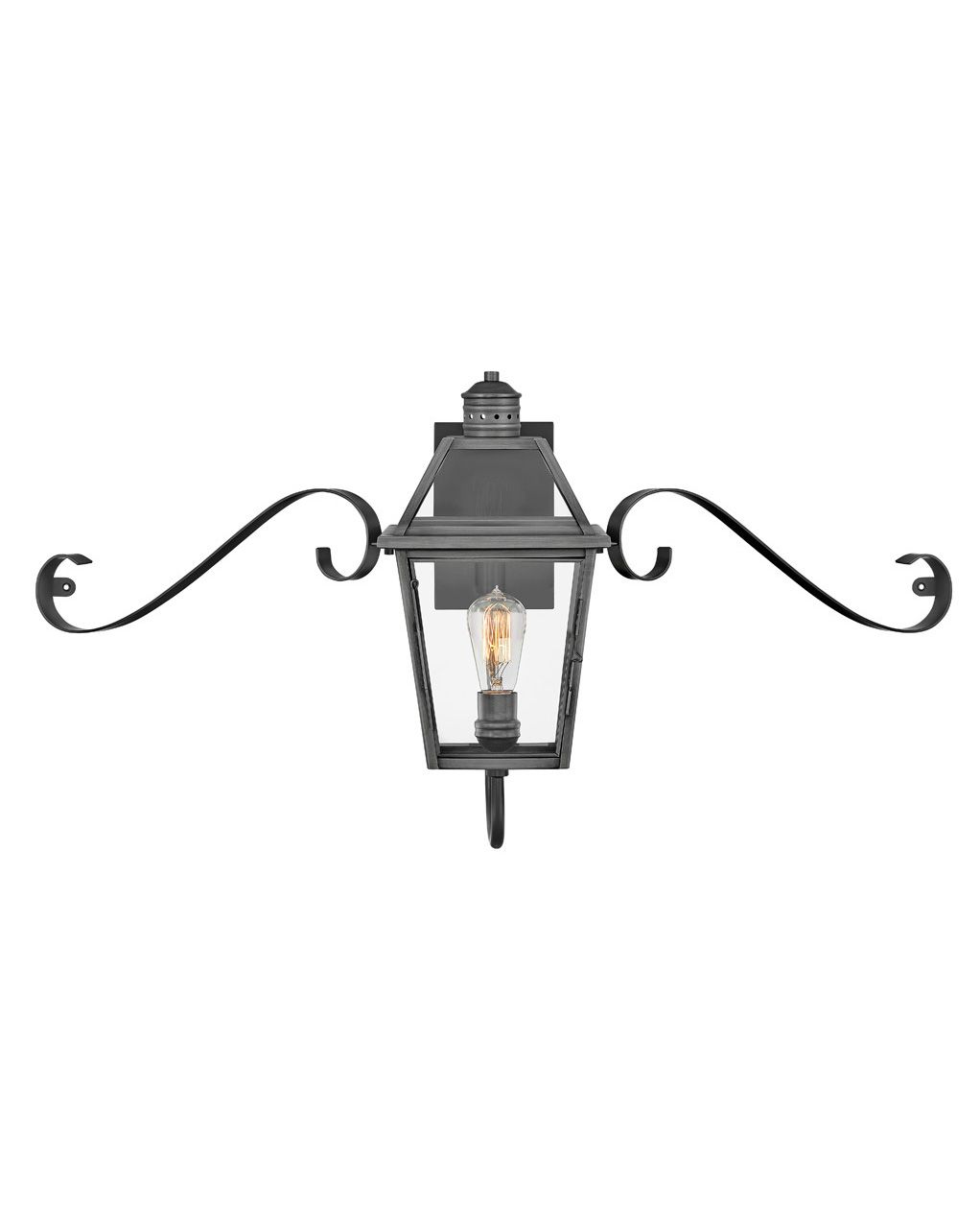 Image 3 Hinkley Nouvelle 18 1/2"H Blackened Brass Outdoor Wall Light more views