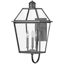 Hinkley Nouvelle 27 1/4"H Blackened Brass Outdoor Wall Light