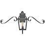 Hinkley Nouvelle 37" Wide Blackened Brass Outdoor Wall Light