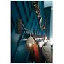 7_Hinkley Nula 13" High Shell White and Gold Leaf Wall Sconce more views