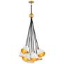 2_Hinkley Nula 26" Wide Shell White and Gold 15-Light Pendant