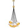 3_Hinkley Nula 26" Wide Shell White and Gold 15-Light Pendant more views